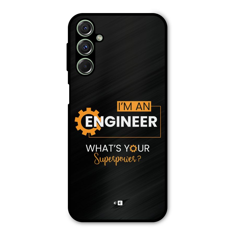 Engineer Superpower Metal Back Case for Galaxy F34
