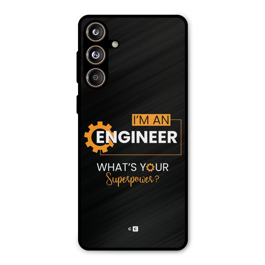 Engineer Superpower Metal Back Case for Galaxy F55