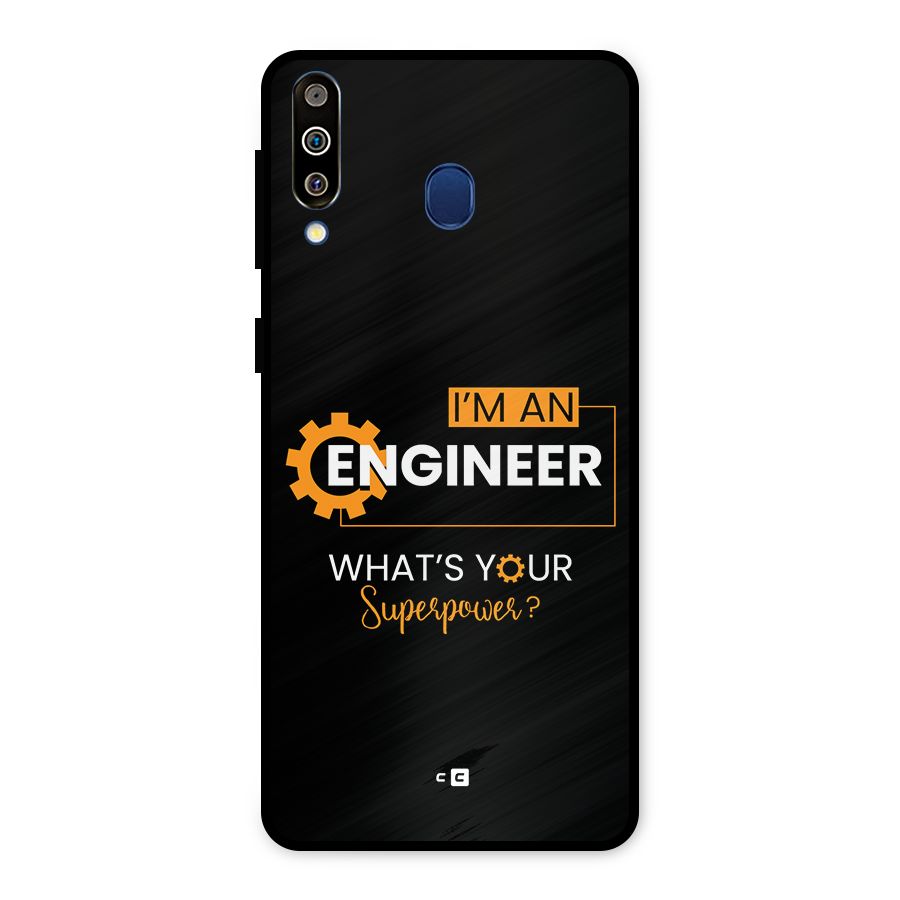 Engineer Superpower Metal Back Case for Galaxy M30