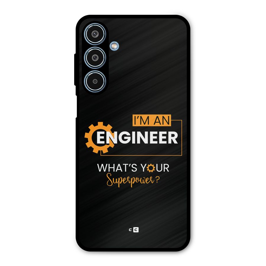Engineer Superpower Metal Back Case for Galaxy M35