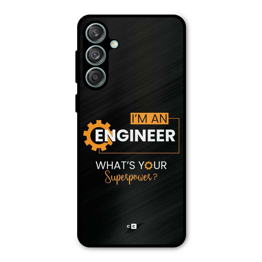 Engineer Superpower Metal Back Case for Galaxy M55 5G