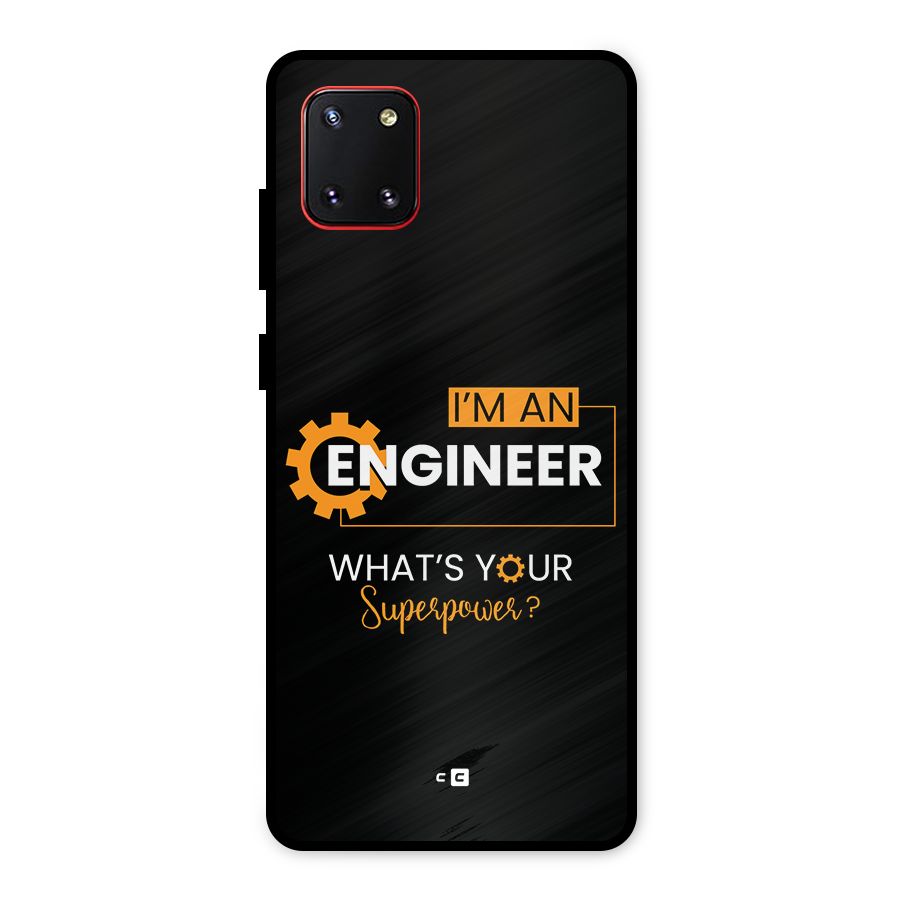 Engineer Superpower Metal Back Case for Galaxy Note 10 Lite