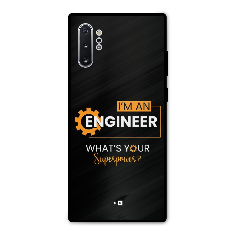Engineer Superpower Metal Back Case for Galaxy Note 10 Plus