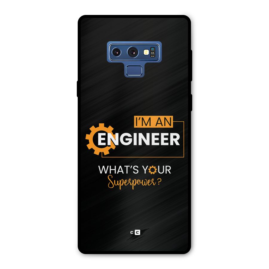Engineer Superpower Metal Back Case for Galaxy Note 9