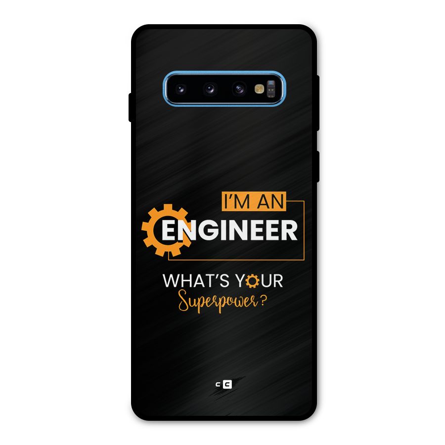 Engineer Superpower Metal Back Case for Galaxy S10