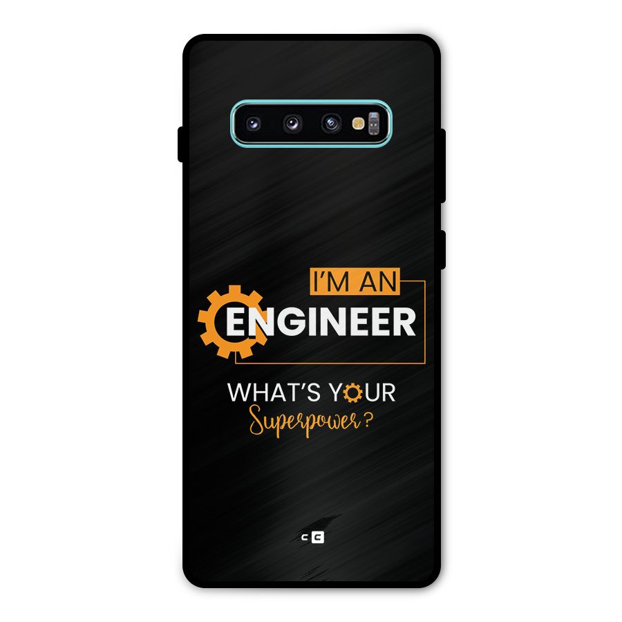 Engineer Superpower Metal Back Case for Galaxy S10 Plus