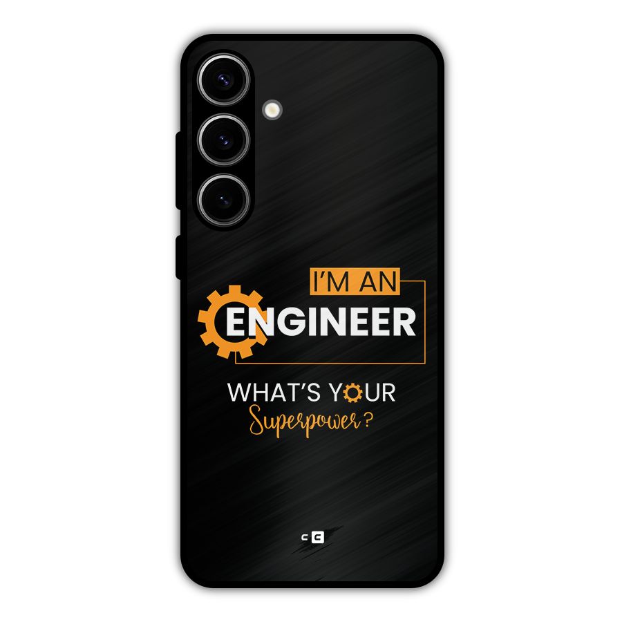 Engineer Superpower Metal Back Case for Galaxy S24 Plus