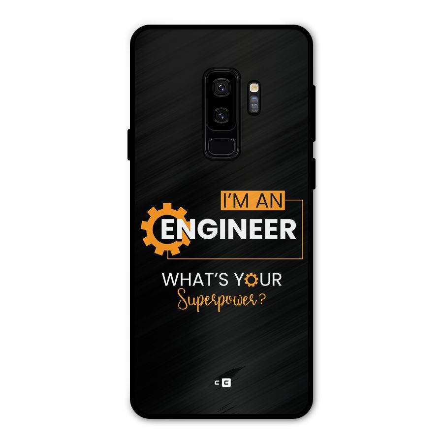 Engineer Superpower Metal Back Case for Galaxy S9 Plus