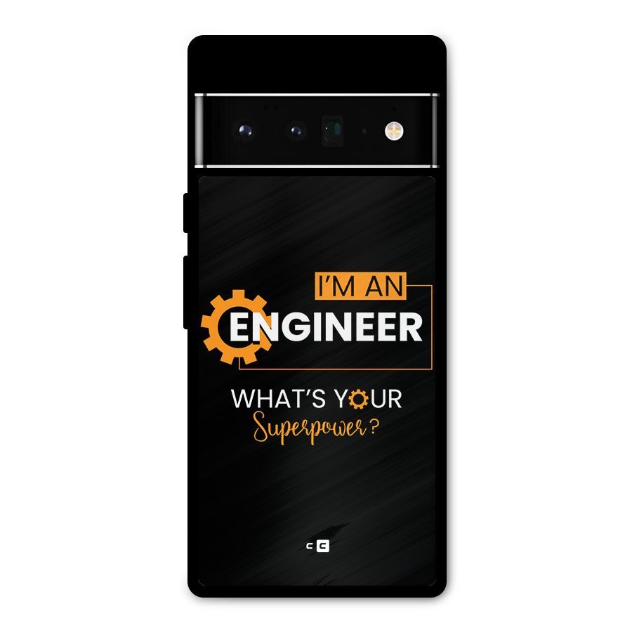 Engineer Superpower Metal Back Case for Google Pixel 6 Pro