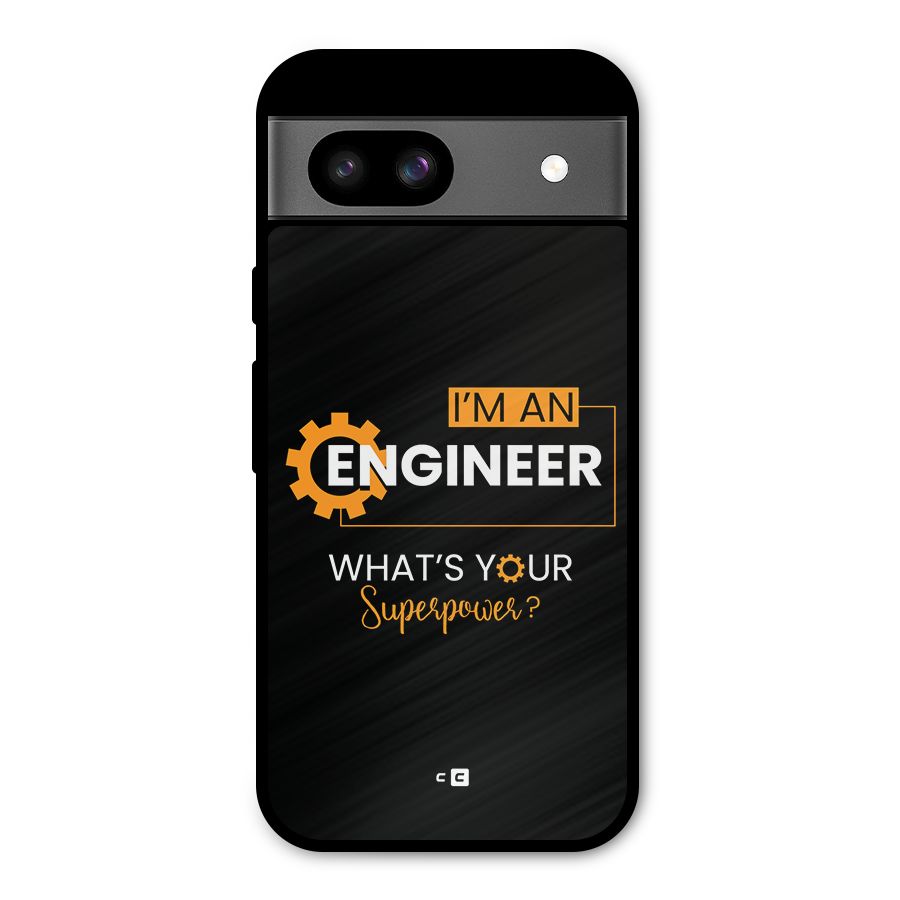 Engineer Superpower Metal Back Case for Google Pixel 8a
