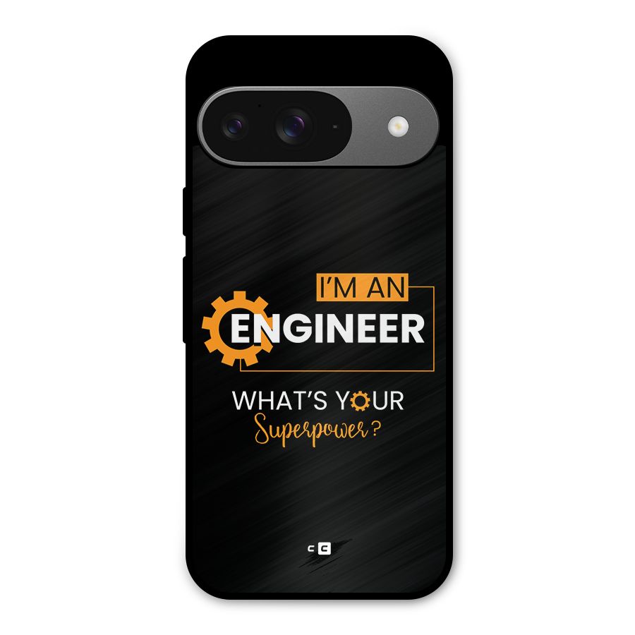 Engineer Superpower Metal Back Case for Google Pixel 9