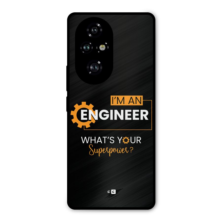 Engineer Superpower Metal Back Case for Honor 200 Pro