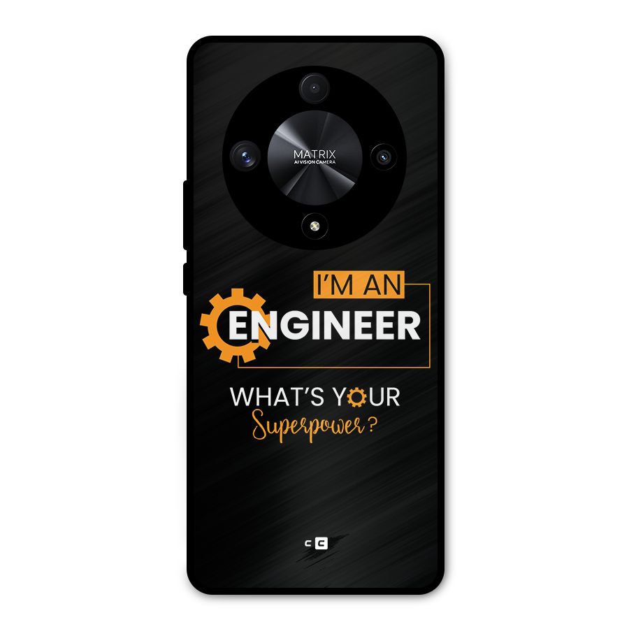 Engineer Superpower Metal Back Case for Honor X9b