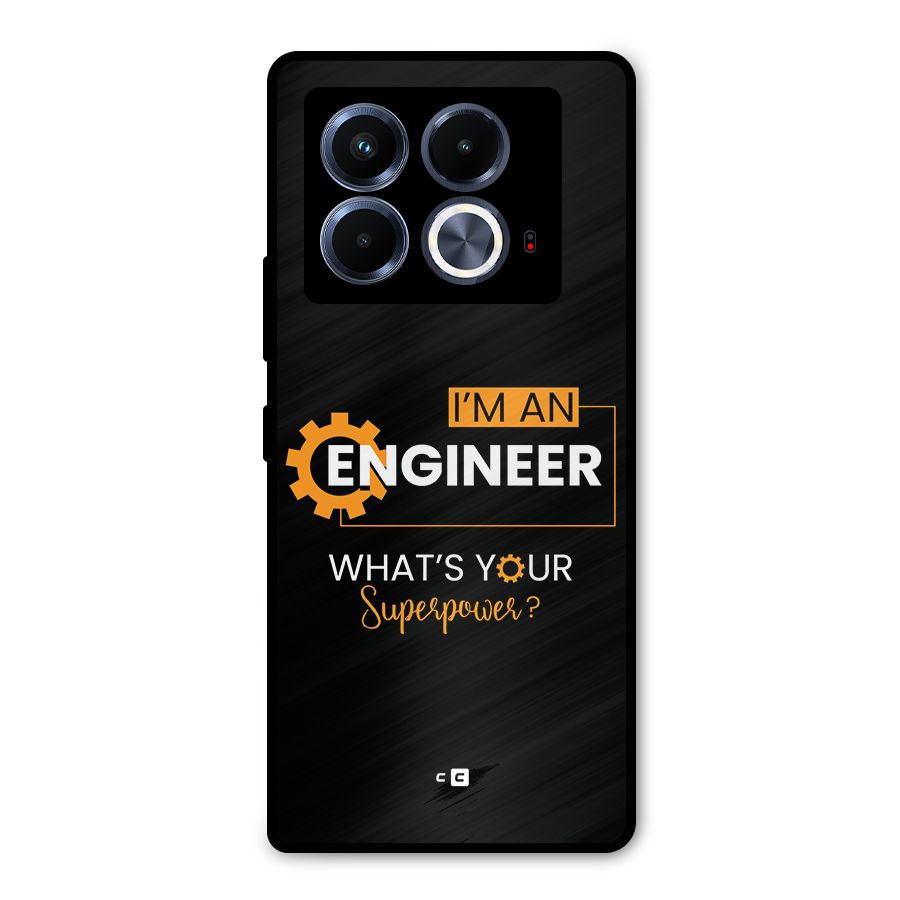 Engineer Superpower Metal Back Case for Infinix Note 40 5G