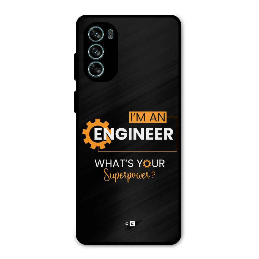 Engineer Superpower Metal Back Case for Moto G62