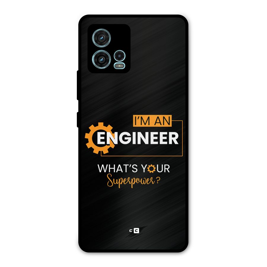 Engineer Superpower Metal Back Case for Moto G72