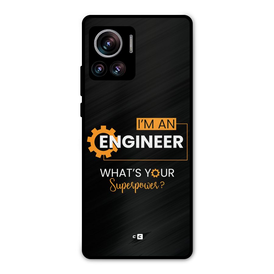 Engineer Superpower Metal Back Case for Motorola Edge 30 Ultra