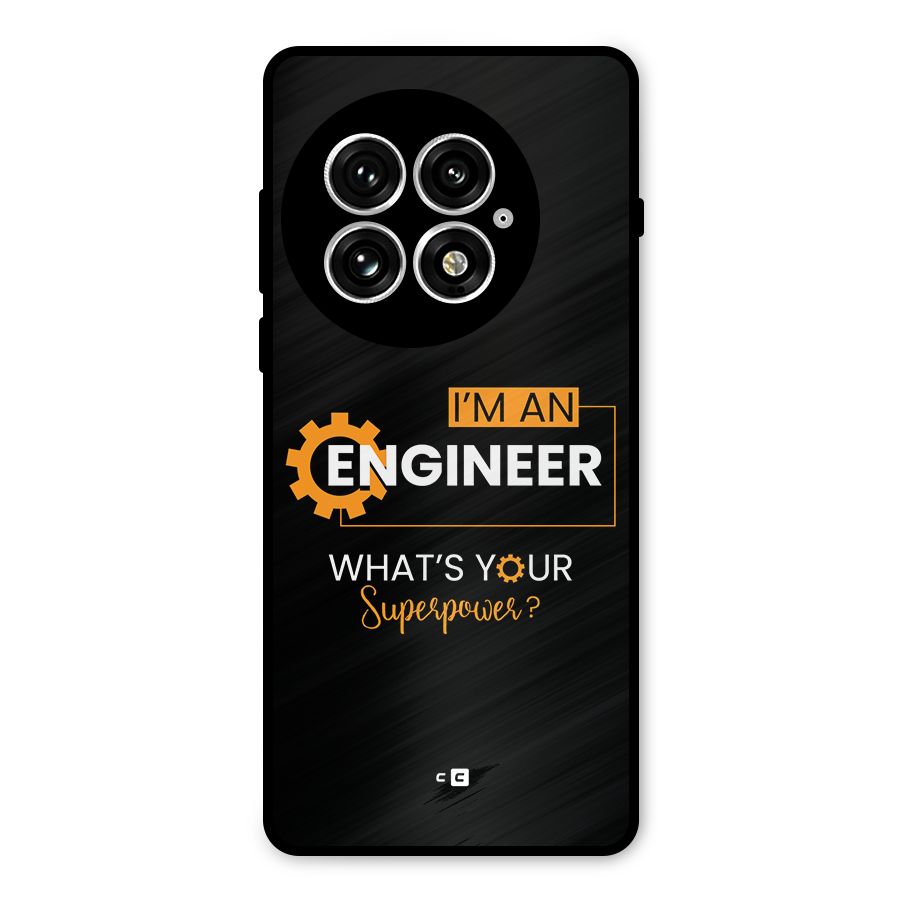 Engineer Superpower Metal Back Case for OnePlus 13