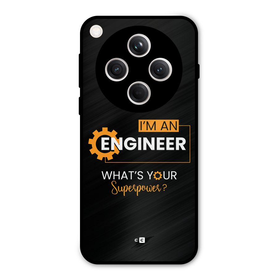 Engineer Superpower Metal Back Case for Oppo Find X8