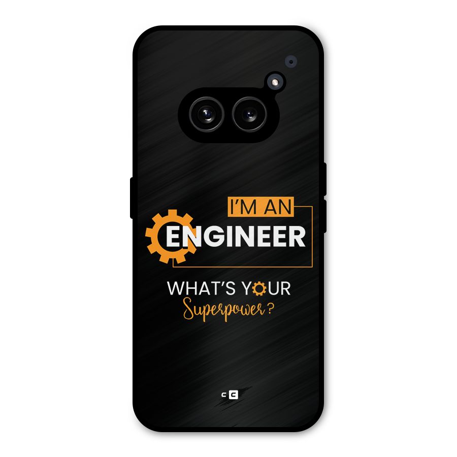 Engineer Superpower Metal Back Case for Nothing Phone 2a