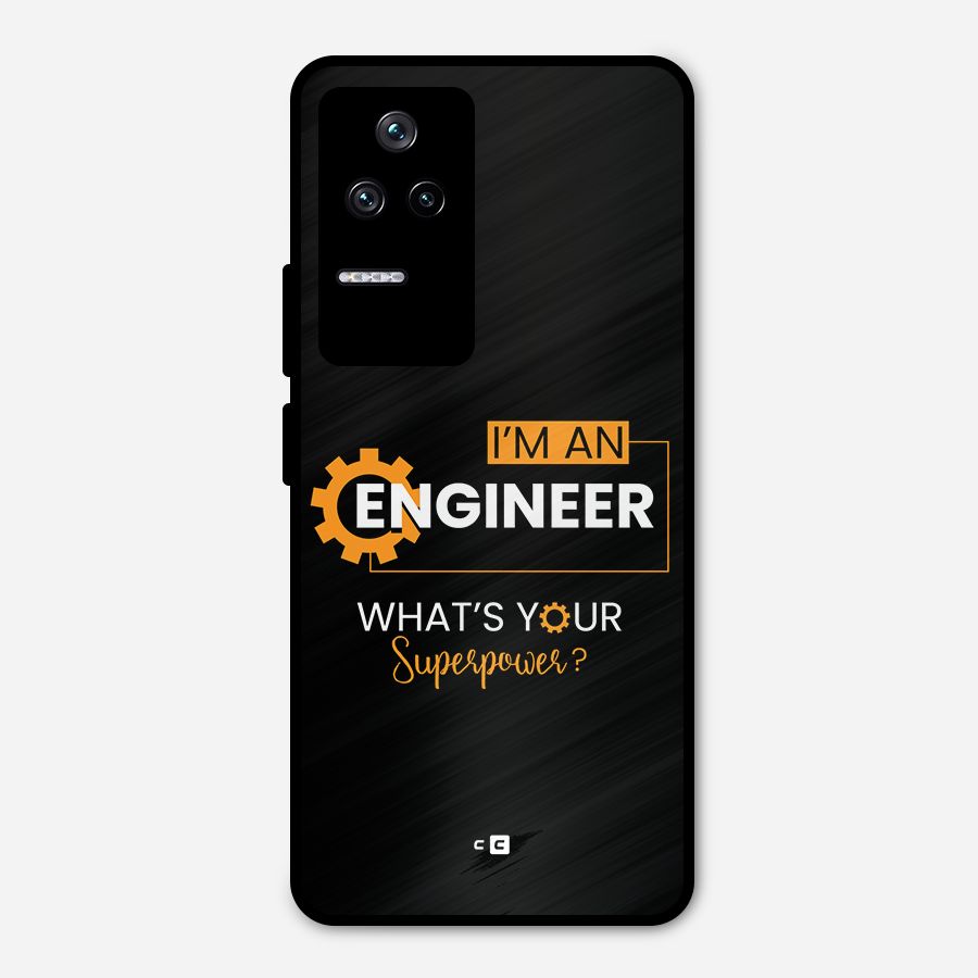 Engineer Superpower Metal Back Case for Poco F4 5G