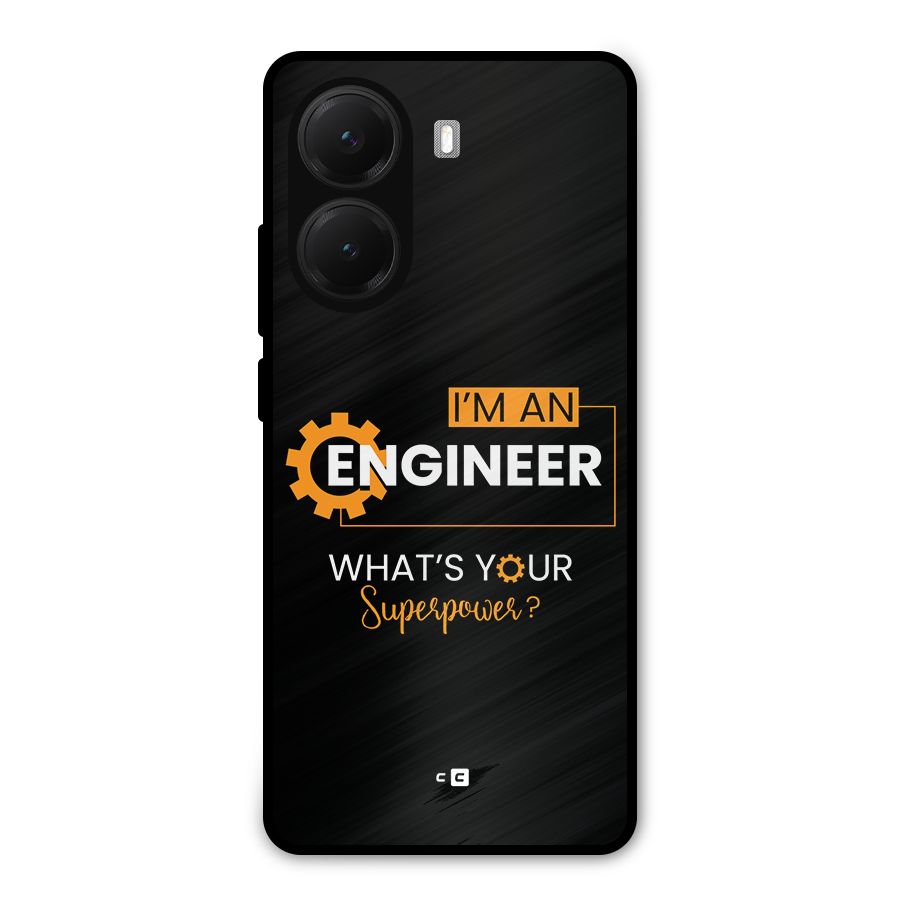 Engineer Superpower Metal Back Case for Poco X7 Pro