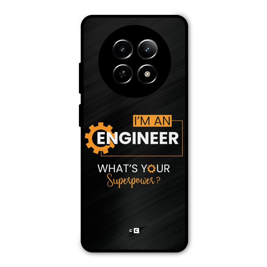 Engineer Superpower Metal Back Case for Realme 12x 5G