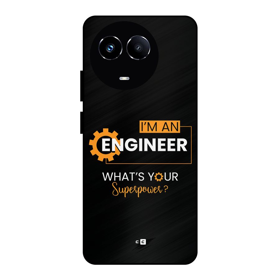 Engineer Superpower Metal Back Case for Realme Narzo 60X