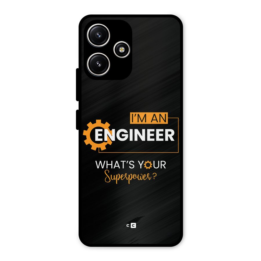 Engineer Superpower Metal Back Case for Redmi 12 5G