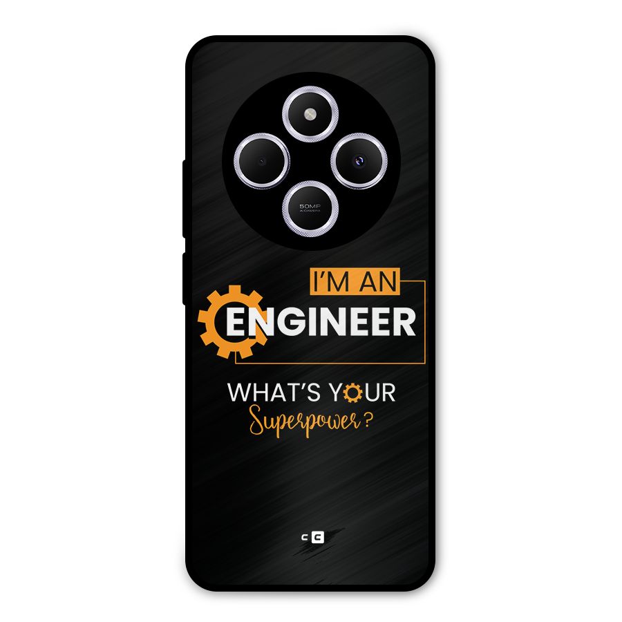 Engineer Superpower Metal Back Case for Redmi 14C