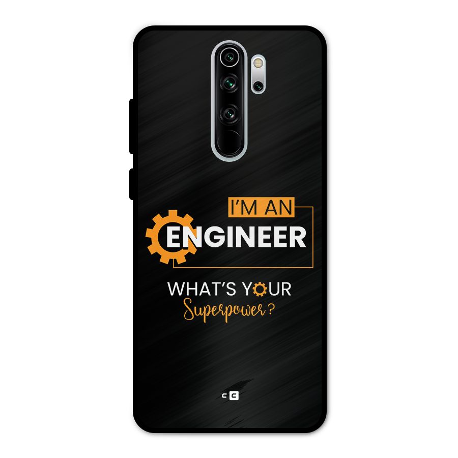 Engineer Superpower Metal Back Case for Redmi Note 8 Pro