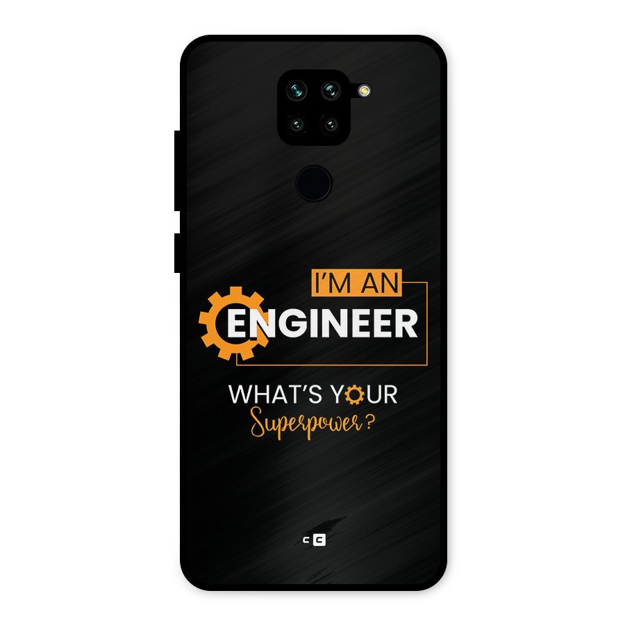 Engineer Superpower Metal Back Case for Redmi Note 9