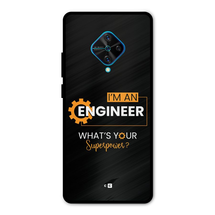 Engineer Superpower Metal Back Case for Vivo S1 Pro