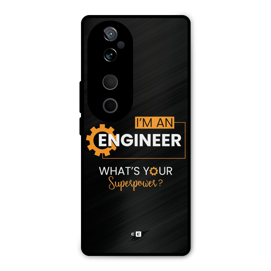 Engineer Superpower Metal Back Case for Vivo T3 Ultra