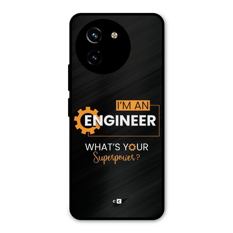 Engineer Superpower Metal Back Case for Vivo T3x