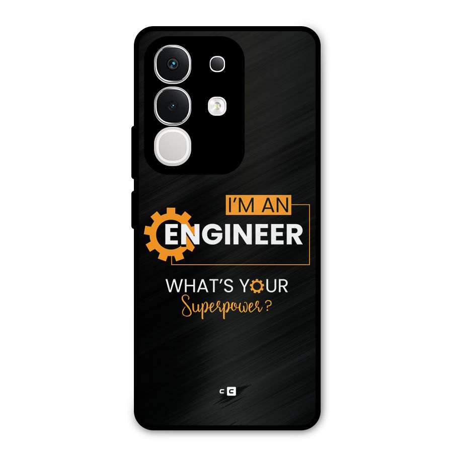 Engineer Superpower Metal Back Case for Vivo T4x