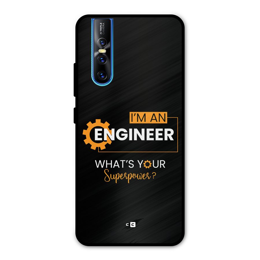 Engineer Superpower Metal Back Case for Vivo V15 Pro
