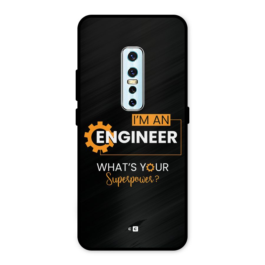 Engineer Superpower Metal Back Case for Vivo V17 Pro