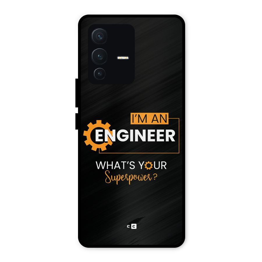 Engineer Superpower Metal Back Case for Vivo V23 5G
