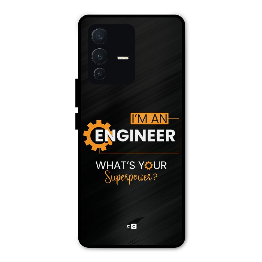 Engineer Superpower Metal Back Case for Vivo V23 Pro