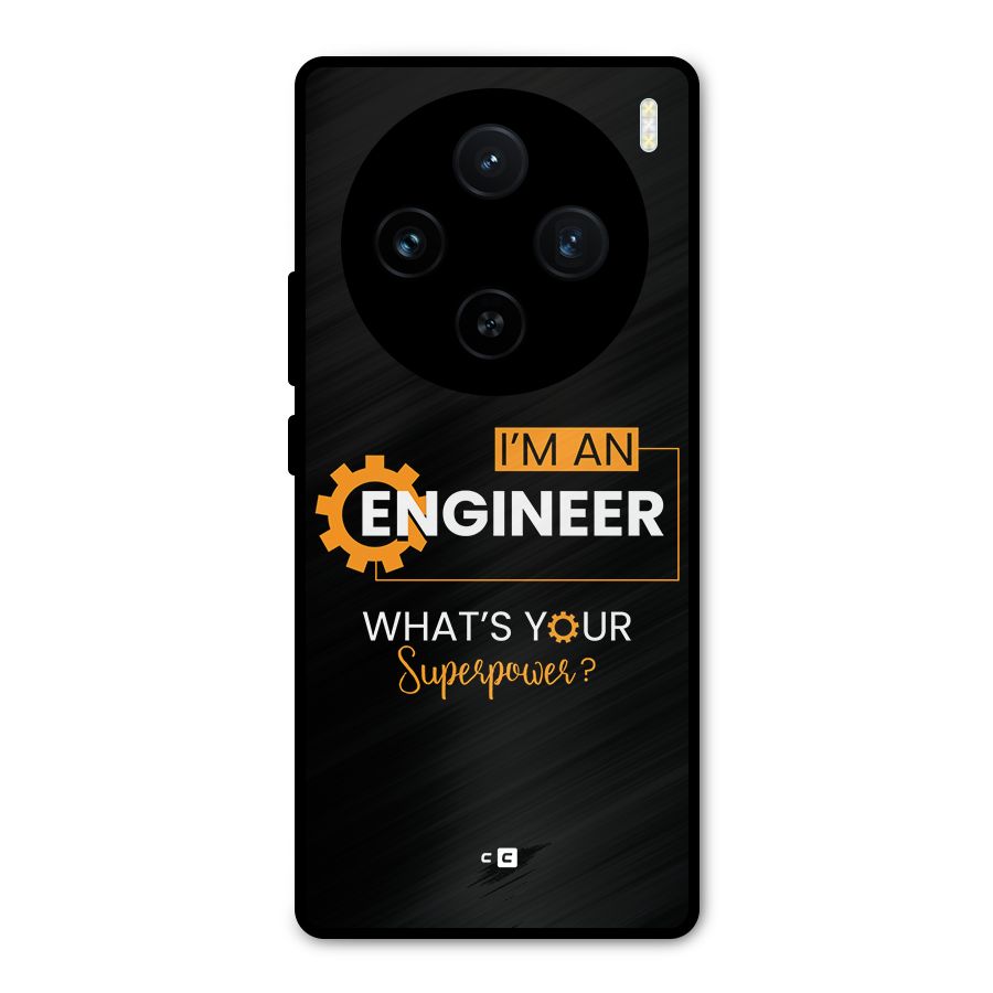 Engineer Superpower Metal Back Case for Vivo X100