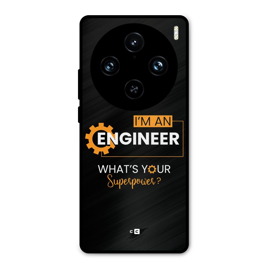 Engineer Superpower Metal Back Case for Vivo X100 Pro