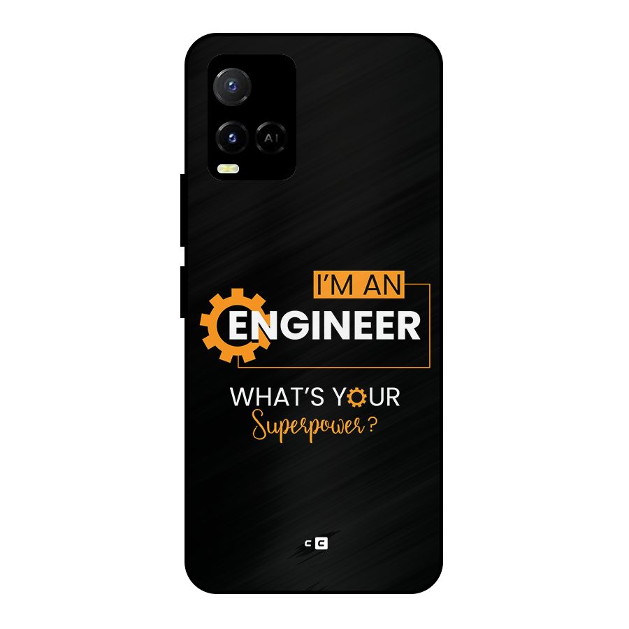 Engineer Superpower Metal Back Case for Vivo Y21A