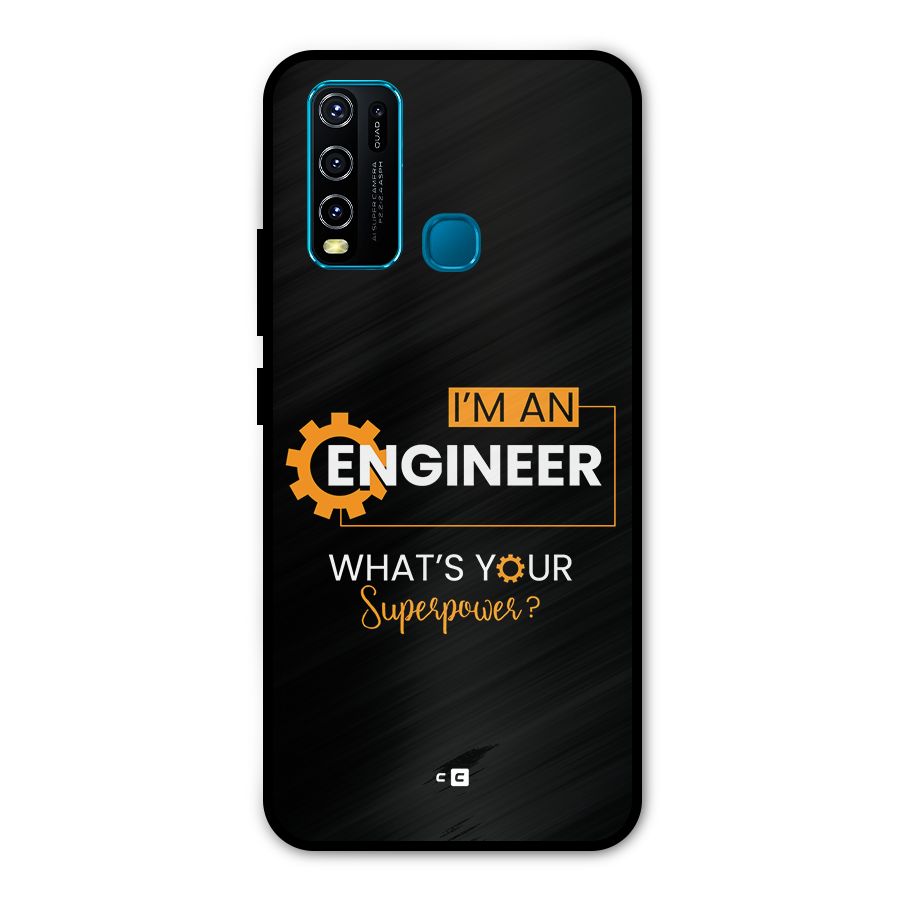 Engineer Superpower Metal Back Case for Vivo Y50
