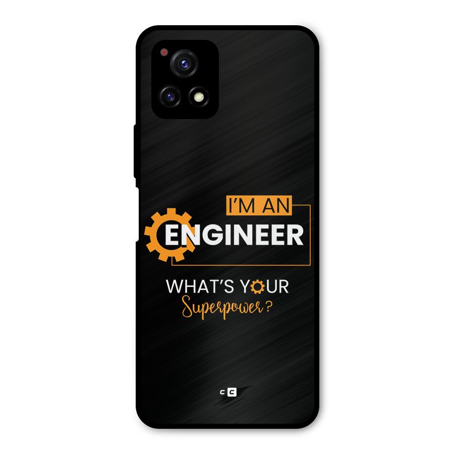 Engineer Superpower Metal Back Case for Vivo Y72 5G