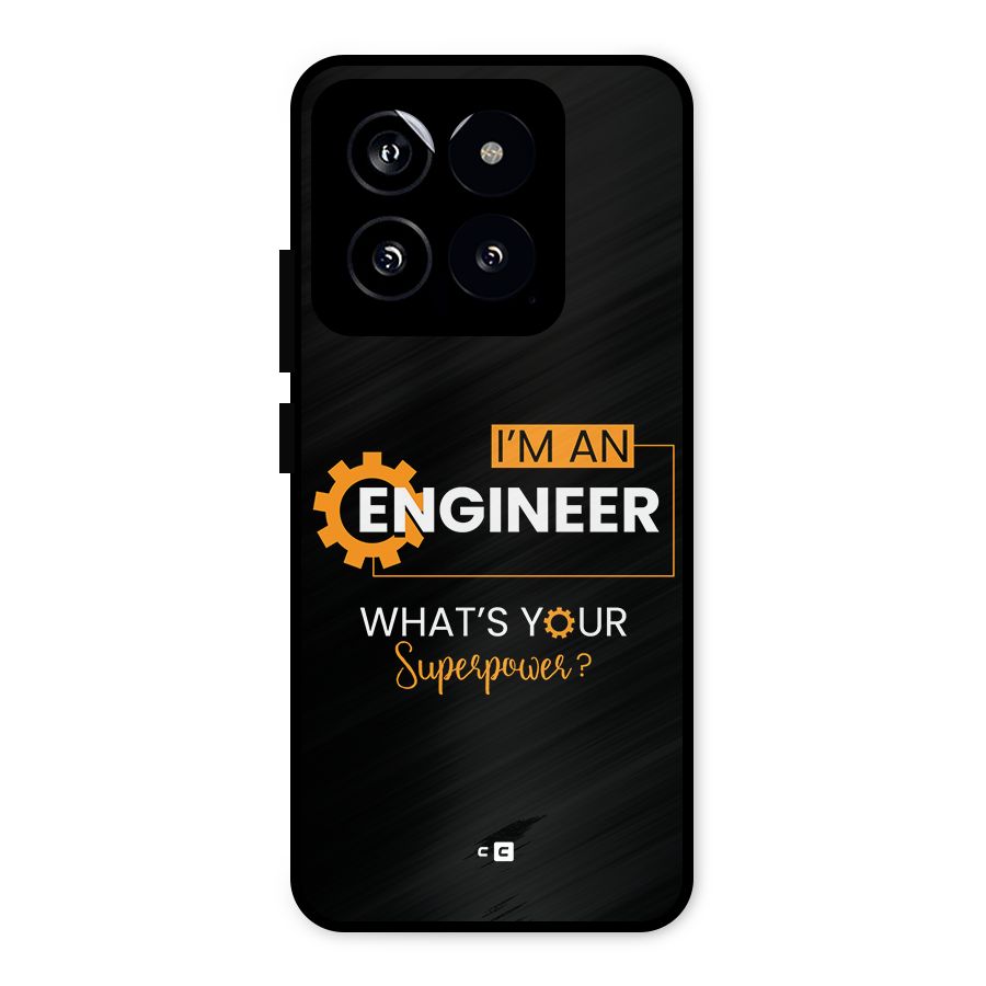 Engineer Superpower Metal Back Case for Xiaomi 14