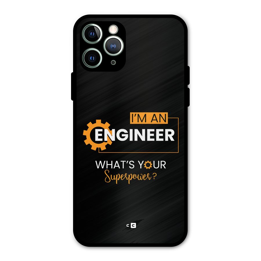 Engineer Superpower Metal Back Case for iPhone 11 Pro Max
