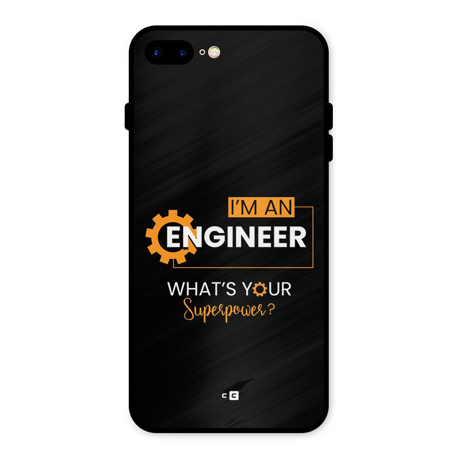 Engineer Superpower Metal Back Case for iPhone 8 Plus