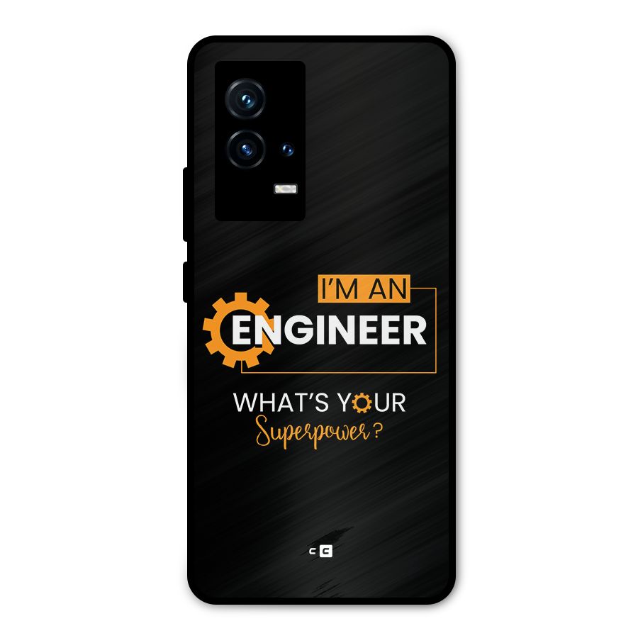 Engineer Superpower Metal Back Case for iQOO 9 5G