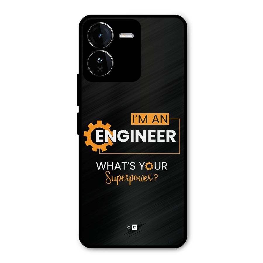 Engineer Superpower Metal Back Case for iQOO Z9